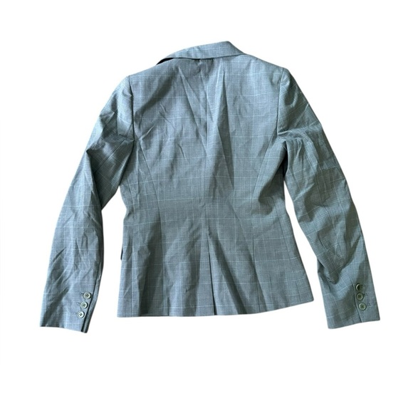 Theory Gray Wool Fully Lined Button Blazer Jacket Career Office Size 6 - Picture 2 of 6